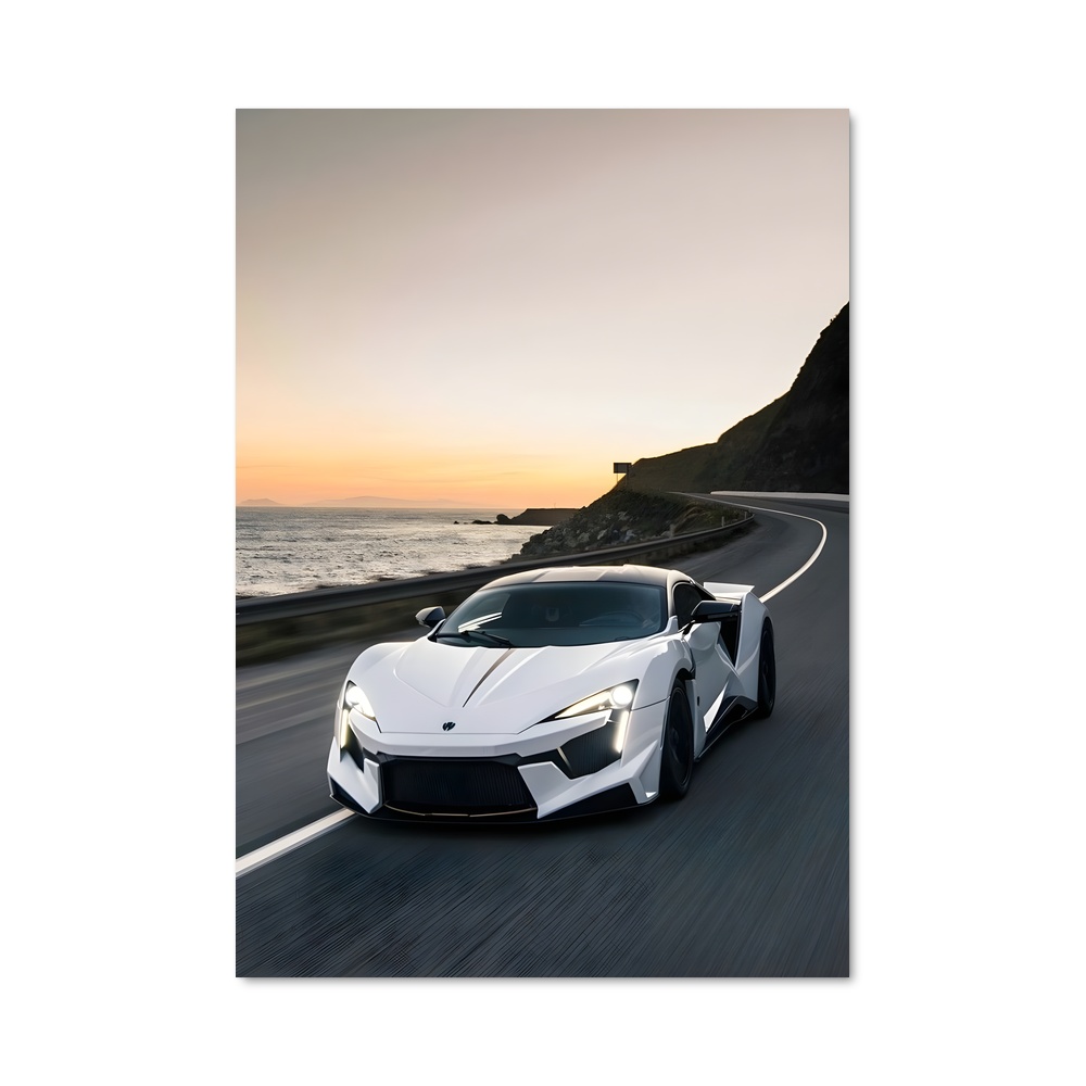 Poster spectaculaire de la Lykan Hypersport